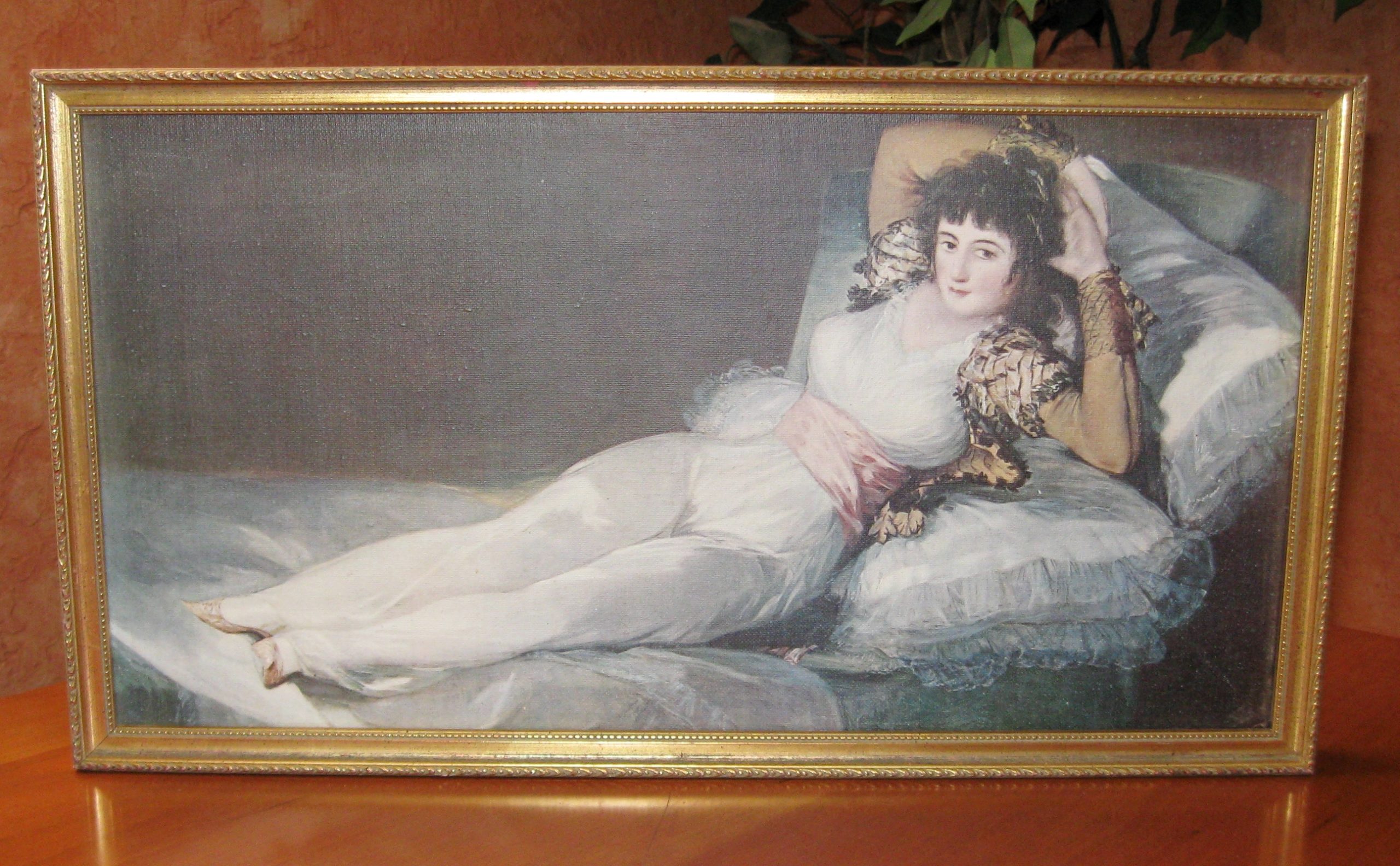 The Clothed Maja by Spanish Artist Goya
