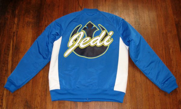 Vintage Jedi Star Wars Adidas Varsity Jacket Sz Call Jannie