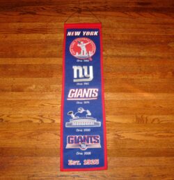 Vintage NY Giants Football Banner
