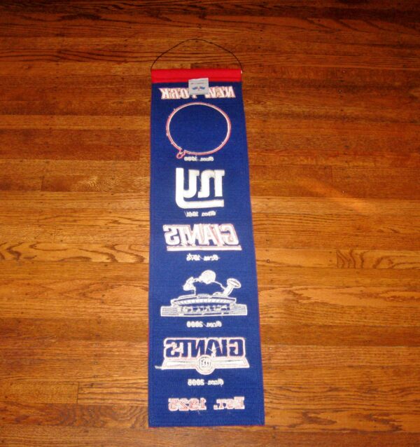 Vintage NY Giants Football Banner - Image 2