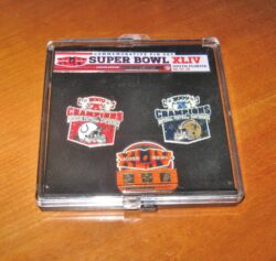 Colts Saints Superbowl XLIV Champions Pin Set